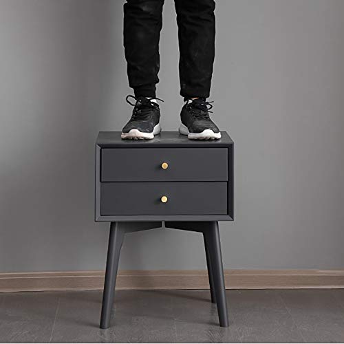 JYDQM All Solid Wood Simple Bedside Table Nordic Bedroom Locker Small Apartment Storage Cabinet Mini Bedside Cabinet