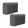 WINOMO 2pcsArmrest Covers for Chairs and Sofas Couch Elastic Sofa Armrest Cover Armrest Covers Anti- Slip Furniture Protector Washable Armchair S