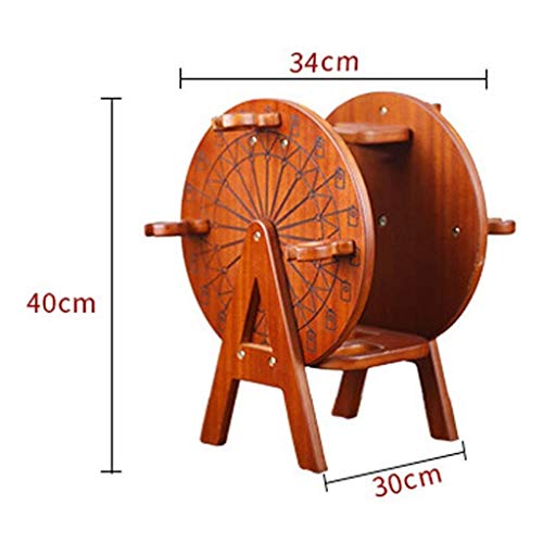 CZDYUF Solid Wood Wine Rack, Creative Wine Rack Solid Wood Household Wine Bottle Rack, Friendly and Tasteless