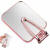 Travel Magnifying Mirror Magnifying Makeup Mirror Double Sided Travel Handheld or Stand Mirror Foldable Makeup Mirrors Handheld Mirror,Travel Mir