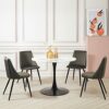 Direct VR Velvet Dining Chair, Grey, One Size