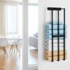 Towel Storage,Towel rail wall mounted, 75cm Bathroom Towel Holder Can Hold 6 Large Bath Sheets, 3 Bar Rail Bath Towel Racks, Bathroom Storage Rac