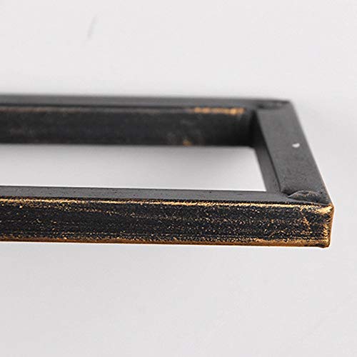 PIBM Stylish Simplicity Creative American Wrought Iron Metal Wine Rack Wall Hanging Retro Old Craft Wine Bar Bar Restaurant Home Decoration 38 *