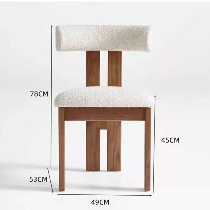 LUKEO Designer Kitchen Dining Chair Table Dining Chair Hotel Office Lounge Household Items