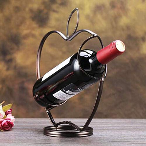 DLOETT Wine Rack - Display Rack Wine Cabinet Bottle Rack Creative Bronze Home Wine Rack