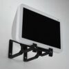Echo Show 8 Wall Mount Wall Bracket Adjustable Tilt Multi Function - Upright & Angled (White)
