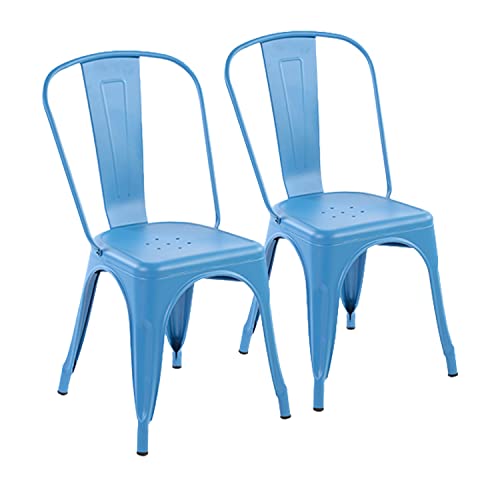 FurnitureR Dining Chair, Metal, Coffee