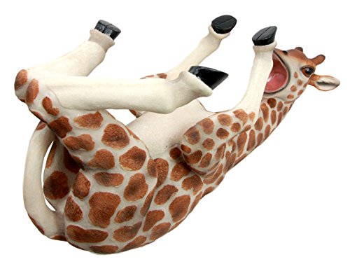 Atlantic Collectibles Safari Thirsty Long Necked Giraffe Wine Bottle Holder Caddy Figurine
