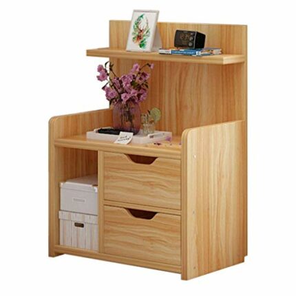 CZDYUF Multifunction storage cabinet night table, bedside table with 2 drawers