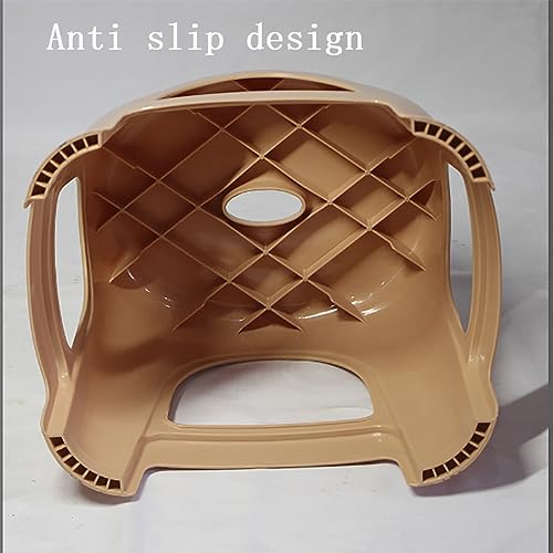 Shower Stool Plastic Stackable Footstool portable waterproof,for bedroom,bathroom,kitchen,living room etc.,A,28 * 22 * 20