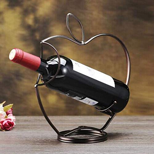 DLOETT Wine Rack - Display Rack Wine Cabinet Bottle Rack Creative Bronze Home Wine Rack