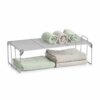 Zeller 17758 57 x 30.5 x 16.5 cm Shoe Shelf Stackable Mesh