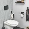 Tiger Urban Towel Rail Double, Black, 60 x 5x12 cm