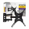 AYON AX400 TV Wall Bracket Swivel And Tilt w/Spirit Level Wall Brackets Wall Mount Bracket For 32-55 Inch Screens And For Monitors VESA 75x75 to