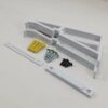 Echo Show 8 Wall Mount Wall Bracket Stand Holder (Upright, White)