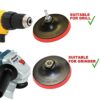 LOGOK2K Cotarba 125mm Hook & Loop Backing PAD Angle Grinder M14 & Drill Attachment for Sand Disc