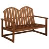 WODMB 4 Piece Outdoor Lounge Set Solid Acacia Wood Outdoor Furniture Garden Set Acacia wood with an oil finish (Color : A, Size : One size)