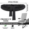 FERCAISH 2 Pcs Office Chair Arm Covers, Removable and Durable Elastic Wheelchair Arm Rest Slipcovers - Washable Sponge Armrest Pads for Home Offi