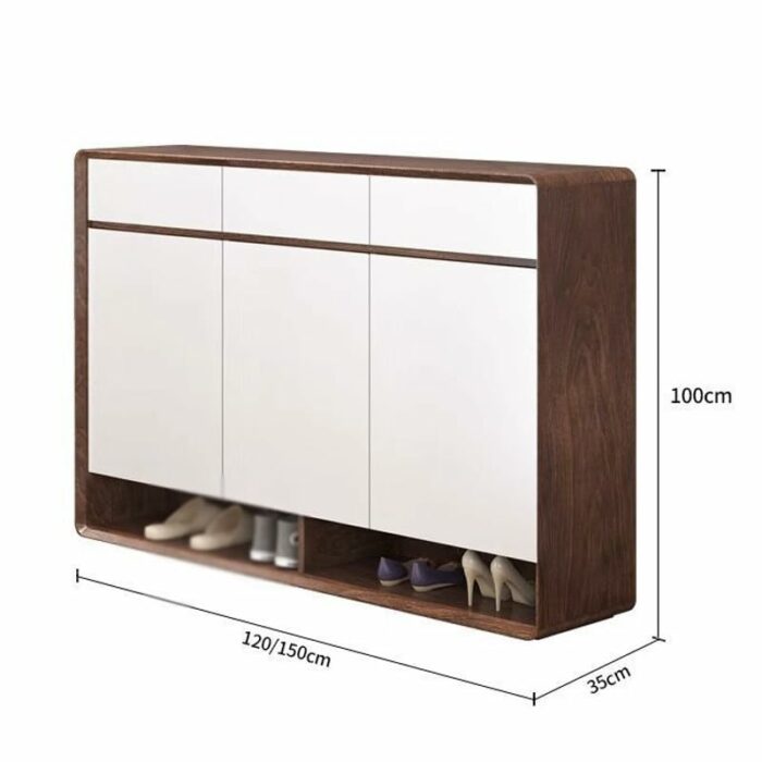 ZCMEB Shoe Cabinet Entry Partition Cabinet Light Luxury Foyer Storage Shoe Cabinet (Color : D, Size : 120 * 35 * 100CM)