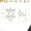 RICOO Monitor Mount Tilt Swivel approx 13-32 Inch for LED LCD OLED Curved Flatscreens S1911 TV Wall Bracket Universal for VESA 75x75 100x100