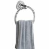 Towel Rack, Bathroom Towel Holder, Chrome Towel Rings for Bathrooms, Hand Towel Rail, Towel rack wall mounted, 6.3 Inch Diameter, Kitchen Towel H