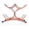 KXDCZ Iron Wine Rack- Tabletop Wine Racks Wrought Iron 6 Bottles Wine Rack Kitchen Cabinet Rack Stackable Wine Bottle Rack,Bar Wine Tools