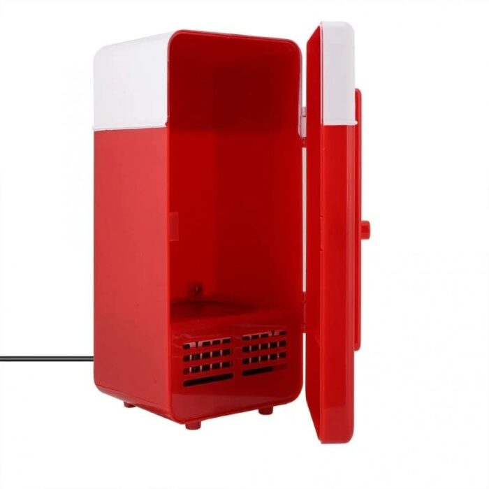 SDFGH PC USB Mini Refrigerator Fridge Portable Beverage Drink Can Cooler Warmer for Home Office Car Use Cooling Box