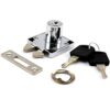 Double Hook Cabinet Drawer Lock for Home Drawer Storage Box Locker Boat Car Truck JA43 1Pcs (Color : Different Key)