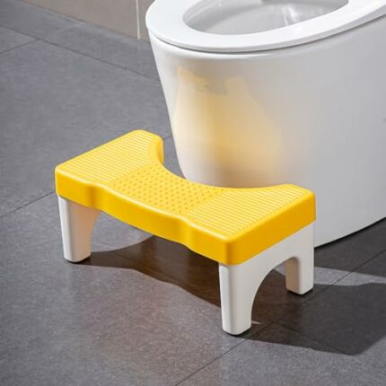 Toilet Stool Poop Stool for Adults and Children, 7" Portable Plastic Squatty Potty for Squatting Posture, Non-Slip Poop Foot Stool for Bathroom,