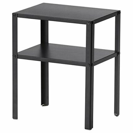 Rangoon's KNARREVIK Bedside table, black, 37x28 cm durable and easy to care for. Side tabless. Coffee & side tables. Tables & desks. Furniture. E