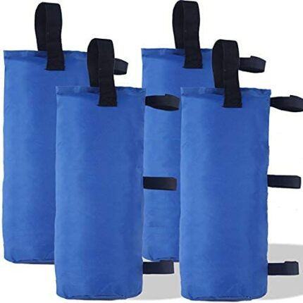 ABCCANOPY 84 Lbs Gazebo Weight Bags Industrial Grade Sand bags (4 Pack, Blue)