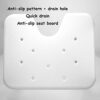 WANGZI Elderly Bath Chair Shower Chair Free Punching Elderly Shower Chair Bathroom Stool Bath Stool Non-Slip Bath Seat,White