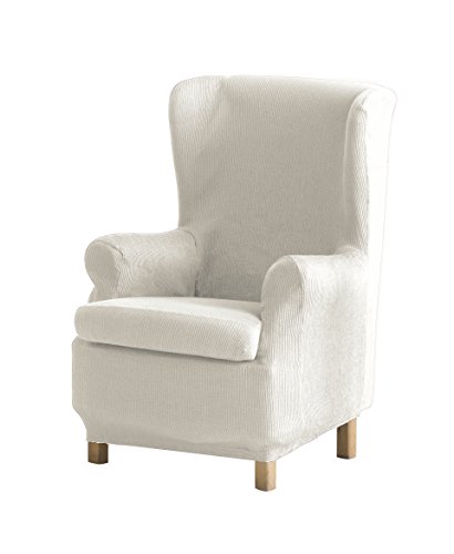 Eysa Ulises elastic wing chair sofa cover colour 00-ecru, Polyester-Cotton, 37 x 5 x 29 cm