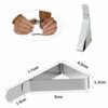 ZARRS Tablecloth Clips Steel,Table Cloth Clamps Metal 12 Pack Table Cover Clamps Anti-slip Table Cloth Holders for Home Garden Outdoor Silver