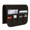 SyMax Sofa Armrest Storage Organizer with 6 Pockets Chair Non-Slip Armchair Caddy for Recliner Remote Holder, TV Control, Cell Phone (Beige)