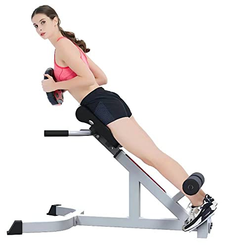 ComMax Roman Chair Back Hyperextension Bench Machine Adjustable Back Exercise Strength Training Equipment