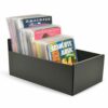 3L DVD/CD/Blu Ray Storage Box For Sleeves - Boxes For DVD Sleeve and CD Pocket Storage - Black - 10290