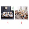 MOVKZACV Printed All-inclusive Slipcover,Washable Non-Slip Stretch Slipcover Fabric Printed Pattern,Four Season Couch Sofa Covers Cushion Covers