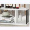 PIBM Stylish Simplicity Wine Rack Wine Glass Rack/Wine Cabinet Wine Rack/Floor Living Room Display Cabinet/Home Partition Cabinet/Creative Decora
