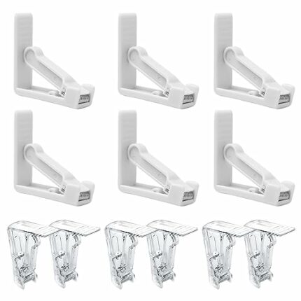 STBNVF 12pcs Tablecloth Clips, Table Cloth Clips for Outside Table, Table Cloth Clip, Table Clips, Table Cover Clips, Tablecloth Clips for Outdoo