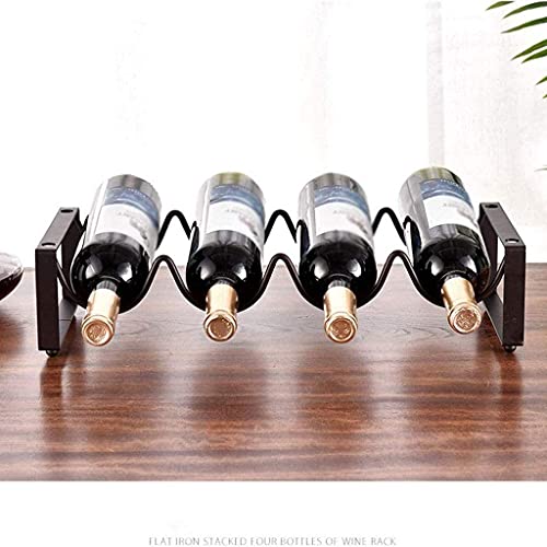 NEOCHY Wine Rack, Wine Display, Wine Rack, Bar Counter, Wine Bottle Decoration, Iron Living Room Home