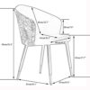 dining chair Kitchen Dining Room Furniture Chairs Dining Chairs Set Of 2 Modern Velvet Kitchen Room Chair Upholstered Accent Leisure Chairs with