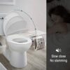 WOLTU Premium Soft Close Quick Release Toilet Seat with Dual Fixing Fittings,White