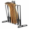 Whitmor 6196-4342 3 Pair Boot Organizer, Black/Silver, 10.25" x 22.25" x 17.5" (Length x Width x Height)