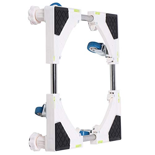 JHDFH 4 Feet with 4 Universal Wheels Washing Machine Base Stand Holder for Automatic Washing Machine Tool