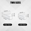 24pcs Plastic Tablecloth Clips, Transparent Picnic Tablecloth Clips for Outdoor Tables Large Table Cloth Holder Table Cover Clips for Christmas H