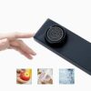 Yunnyp Kitchen Faucet Hot Cold Water Mixing Tap Single Handle 360 Degree Rotation Bar Kitchen Sink Faucet, Modern Style Matt Black Tap