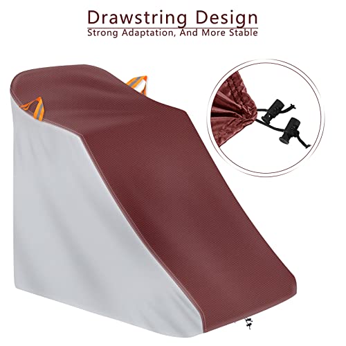 COVERVIN Treadmill Cover,Sports Running Machine Waterproof Protective Cover,600D Oxford Cloth Material All Weather Waterproof Dustproof UV Protec