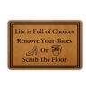 Ytanie Welcome Mats for Front Door Outdoor Entry Man Cave Where I Do Man Doormat Non Slip Rubber Mat for Home Indoor Farmhouse Funny Kitchen Rugs