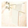 HIGOH Towel Racks,Towel Holder Towel Rail for Bathroom, Finish Rotating Towel Bar Clothes Hanger, Crystal Towel Holder, Wall Mounted Towel Hanger